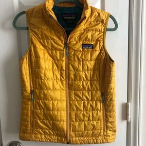 Patagonia Nano puff vest in Amber
